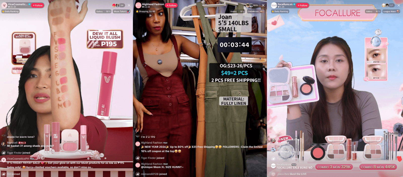 Life selling in TikTok 