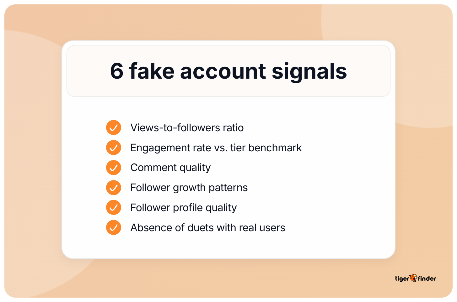 6 fake account signals