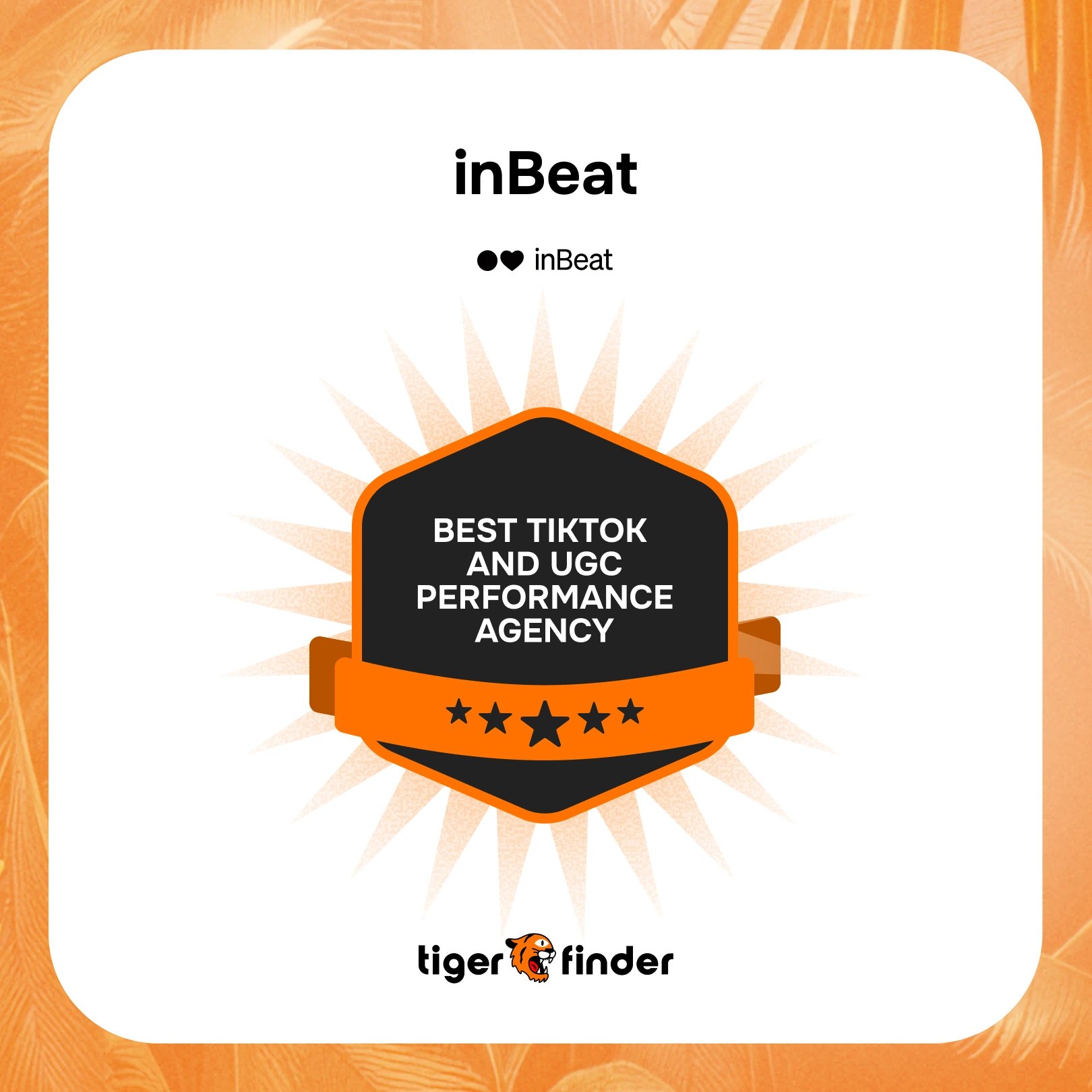 Badge naming inBeat best TikTok and UGC performance agency in Canada 2026
