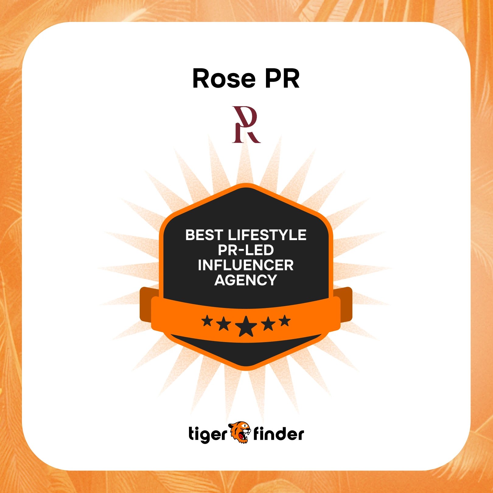 Badge naming Rose PR best lifestyle PR-led influencer agency in Canada 2026