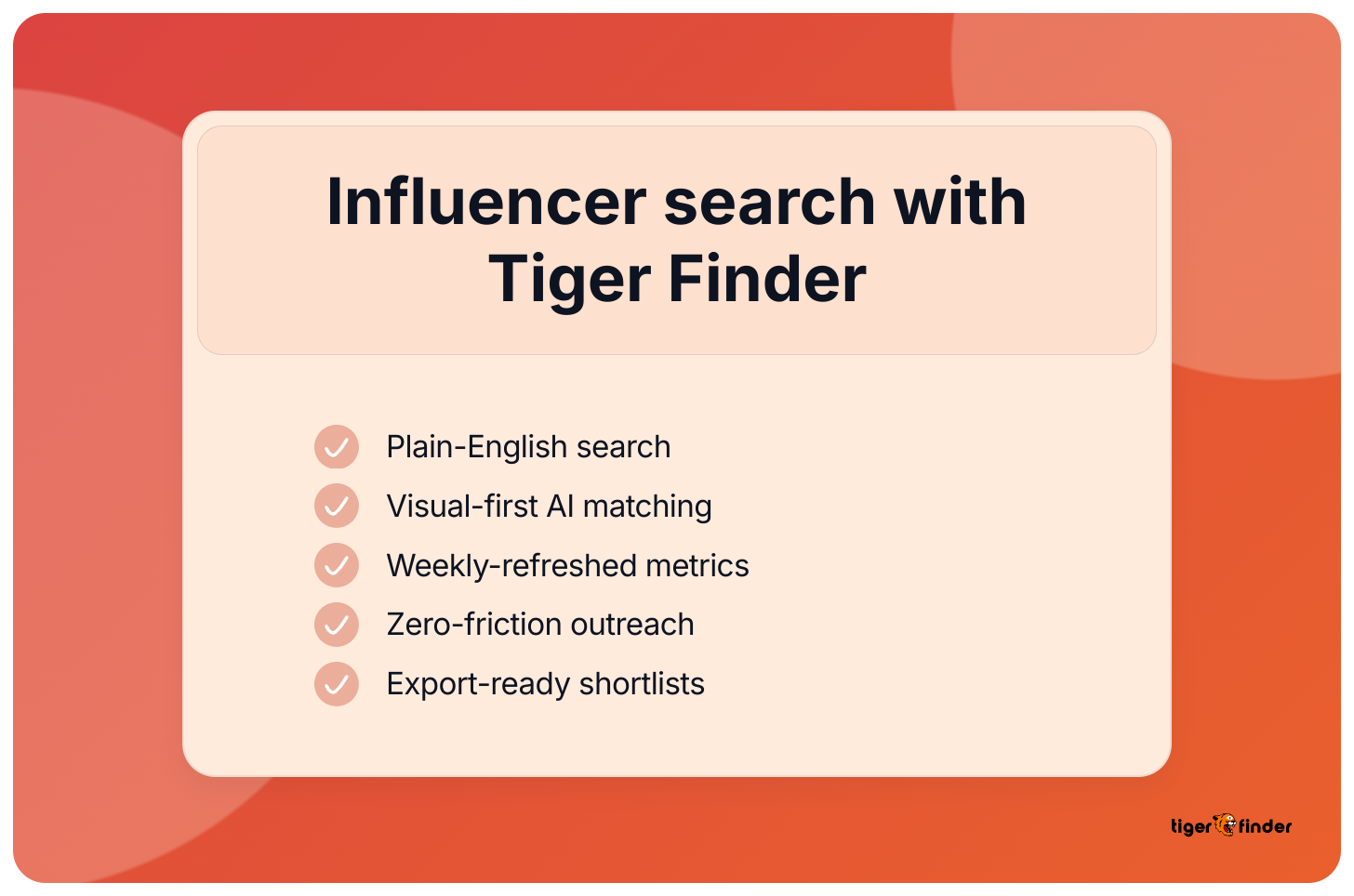 tiger finder tiktok influencer search