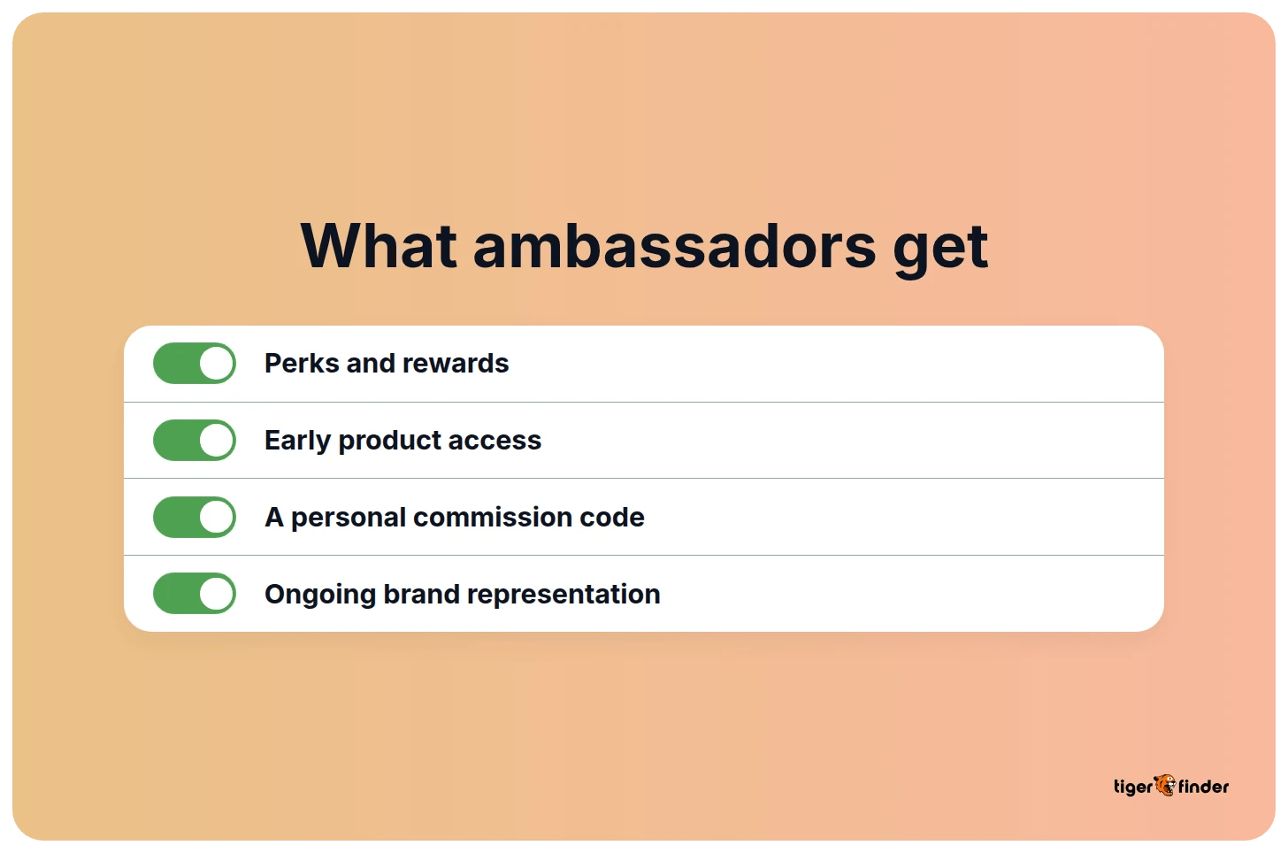 Brand ambassador programme with a creator in an ongoing paid role