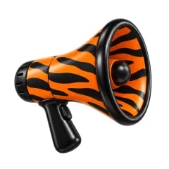 Tiger with a megaphone